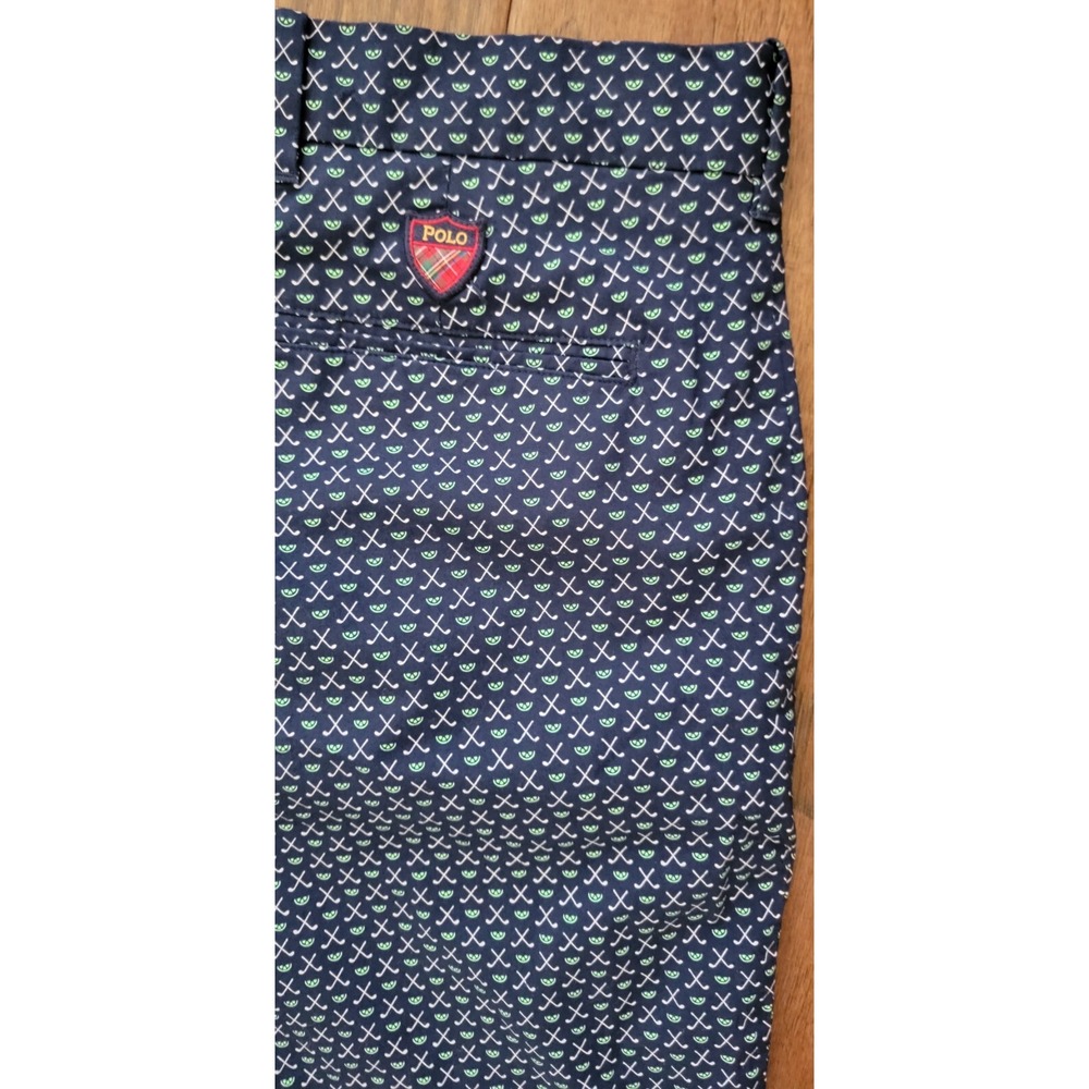 Polo Golf Ralph Lauren Men's Golf Classic Fit Chino Golf Clubs Shorts Sz 32x8.5" - Picture 4 of 4